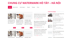 Desktop Screenshot of chungcuwatermark.com