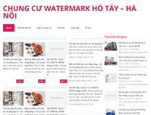 Tablet Screenshot of chungcuwatermark.com